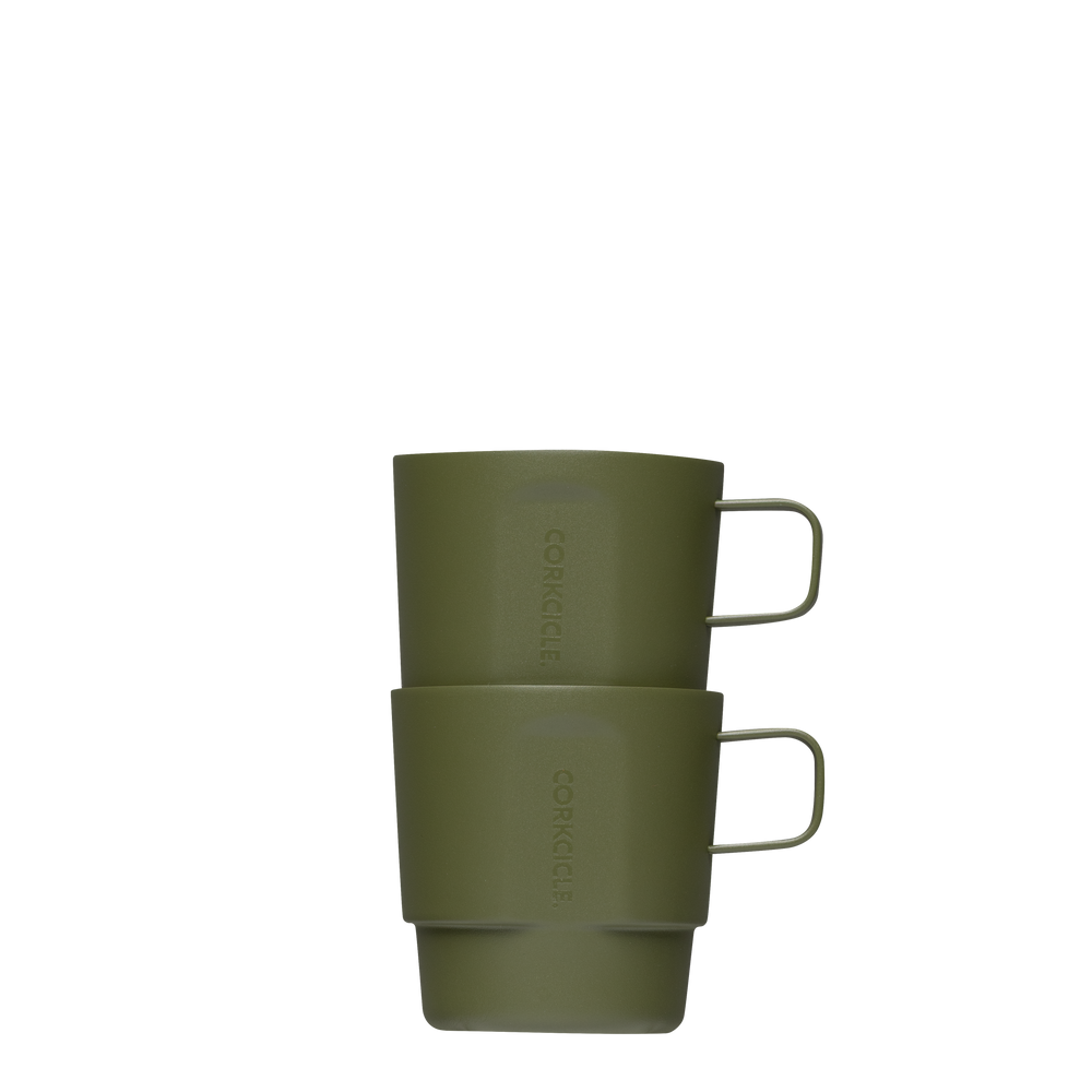 Cafe Stacker Set (2) - Home Refill L2 - 6oz / Olive